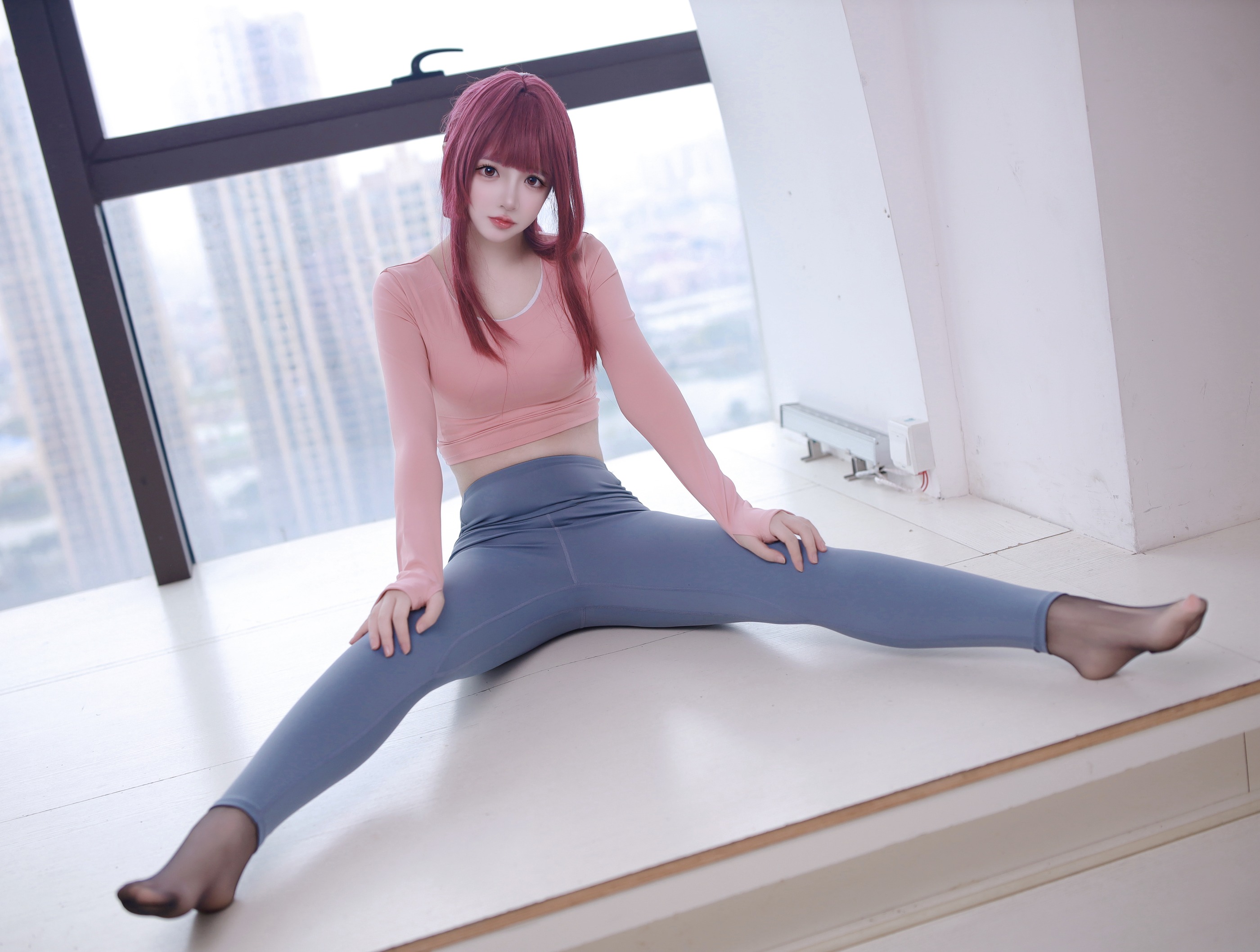 图片[1]-疯猫ss – NO.177 卡芙卡瑜伽[58P]-XikXak